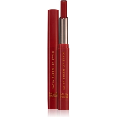 MUA Makeup Academy Satin Sheen saténový rúž Razzleberry 1,5 g