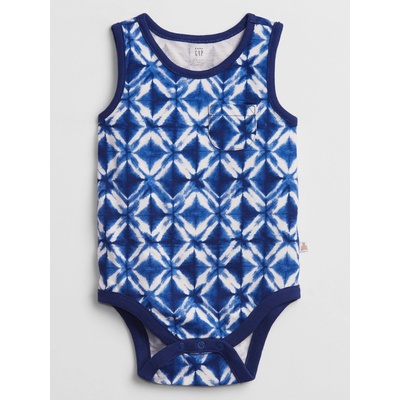 GAP Baby body print Tmavomodrá