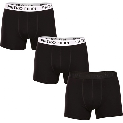 Pietro Filipi Набор от три - мъжки боксерки Pietro Filipi черни Pietro Filipi | Cheren | МЪЖЕ | XXL