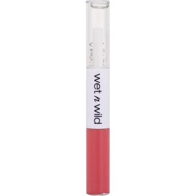 wet n wild MegaLast Lock 'N' Shine Lip Color + Gloss червило и гланц за устни 2в1 4 ml нюанс Shining Hibiscus