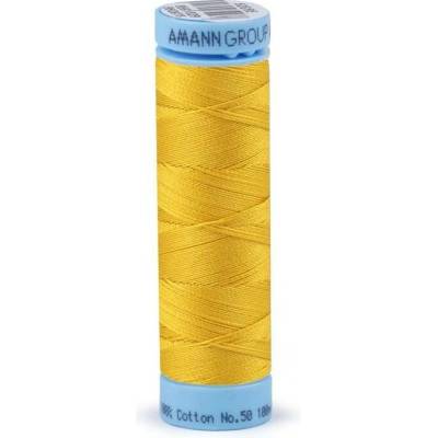 Bavlněné nitě 100 m Etiketní č.50 Triana Amann 0117 Cyber Yellow