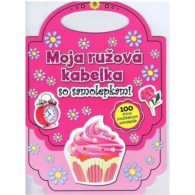 Moje růžová kabelka se samolepkami