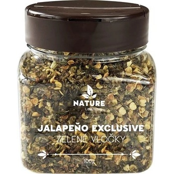 Nature line Jalapeňo zelené vločky 100 g