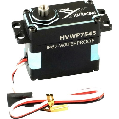 Amewi štandardné servo AMXRacing HVWP7545 digitálne servo Materiál prevodovky: kov