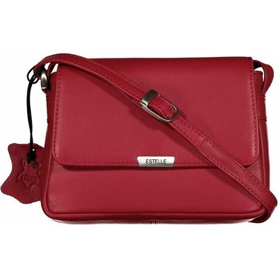 Estelle dámská kožená crossbody kabelka ET19204 červená