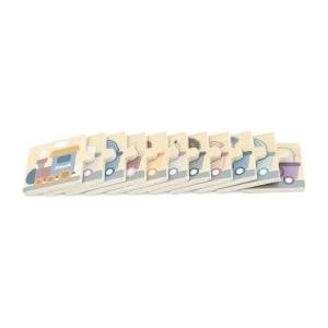 Vigan VIGA PolarB Wooden Numeric Puzzle Numeric Numerals Montessori