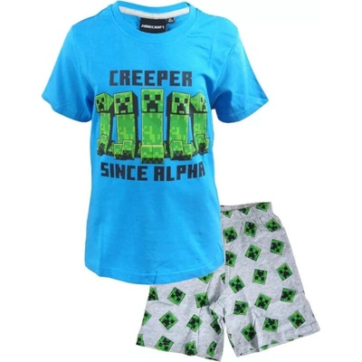 Detské letné pyžamo Minecraft Creeper Since Alpha