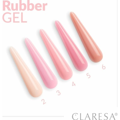 Claresa Rubber gel na navrhování a prodlužování nehtů 05 90 g
