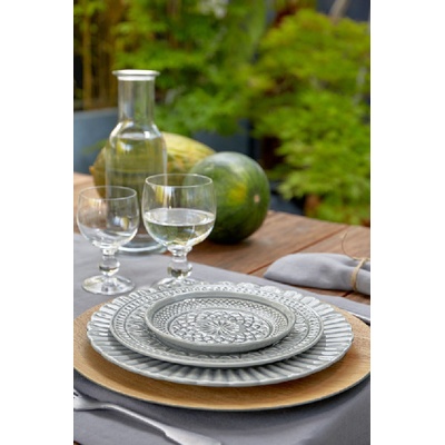 Costa Nova Talíř 28 cm CRISTAL šedá