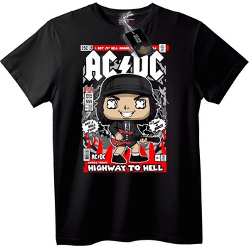 NOONEBRAND Тениска AC/DC Highway to Hell - 4XL, Black