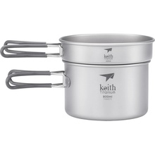 Keith Titanová dvoudílná sada na vaření Cook Set Ti6012 170g