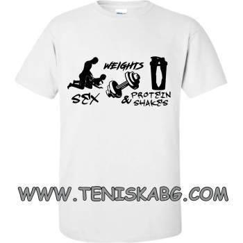 Image 1 of Fruit of the Loom Забавна тениска - Fitness day