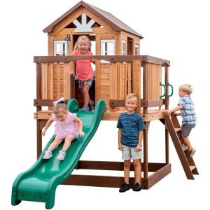 Backyard Discovery Къщичка за игра Backyard Discovery, серия - Echo Heights с пързалка и кухня (TTB2102316)