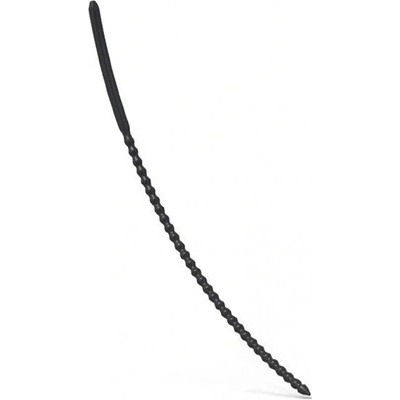 Slave4master Silicone Dilator Ribbed S, vrúbkovaný silikónový dilatátor 240 x 3–5 mm