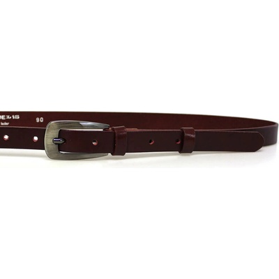 Penny Belts kožený opasek 20-179-95 bordó