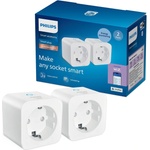 Philips Smart Philips - комплект от 2 умни SCHUKO контакта, 2300 W, Wi-Fi (P7692)
