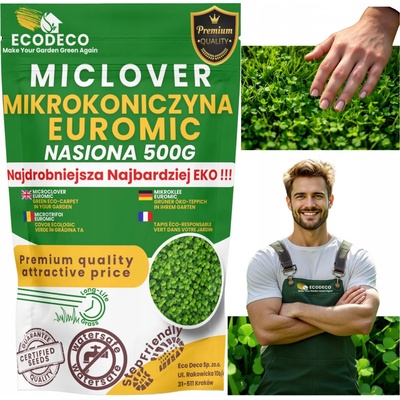 Mikrokonikzyna jetel bílý drobnolistý Euromic semena 500g
