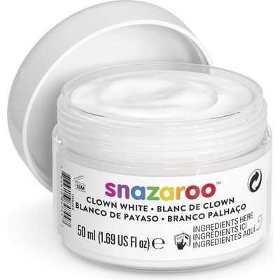 SNAZAROO barva na obličej "Klaunská bílá" 50 ml – Zboží Dáma