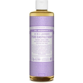 Dr. Bronner's tekuté univerzálne bio mydlo ALL-ONE Lavender 475 ml