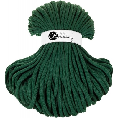 Bobbiny bavlněná šňůra JUMBO 9mm pine green