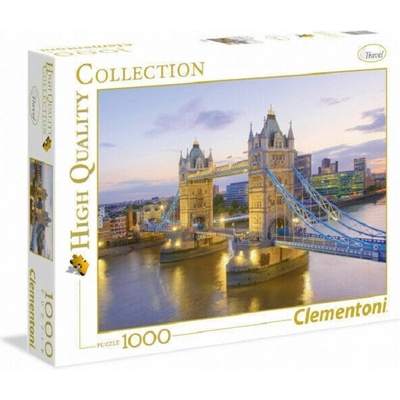 Clementoni Пъзел Clementoni от 1000 части - Тауър Бридж (C96504)