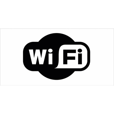Walteco Označení wi-fi, 100x50mm, samolepka , 20097