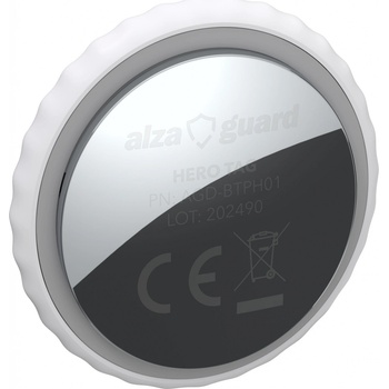 AlzaGuard Premium Hero Tag with FindMy bílý AGD-BTPH01W