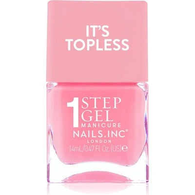 Nails Inc. It’s Topless gélový lak na nechty pre dlhotrvajúci efekt odtieň Allegra 14 ml