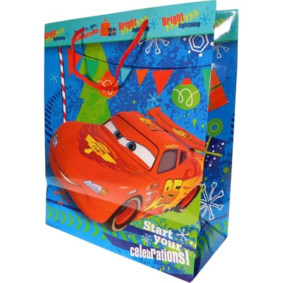 Disney Vánoční dárková taška střední Blesk McQueen (0737)