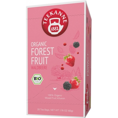 TEEKANNE Organic Forest Fruit 20 pyramidových sáčků