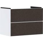 Hansgrohe Xevolos E - Шкаф за мивка, 78x58x48 см, 2 чекмеджета, матово бяло/текстилно тъмно сиво 54178660 (54178660)