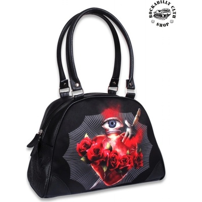 Kabelka retro rockabilly pin-up Liquor Brand Burning Heart