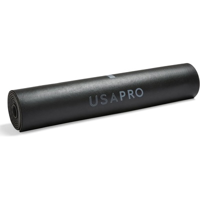 USA Pro Yoga Positions Mat - Black/Charcoal