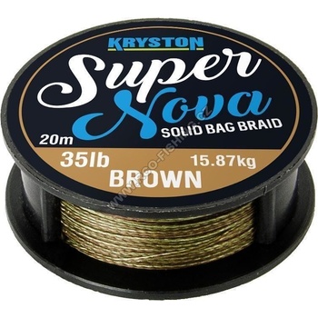 Kryston šnúra Super Nova Solid Braid Piesková 20m 15lb