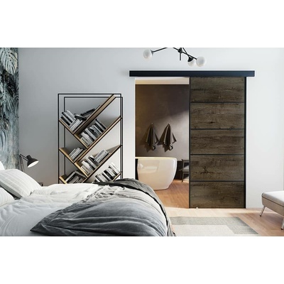 VILEN DOOR Posuvné na stěnu MARTI PLUS Tmavý jasan 76 x 205 cm