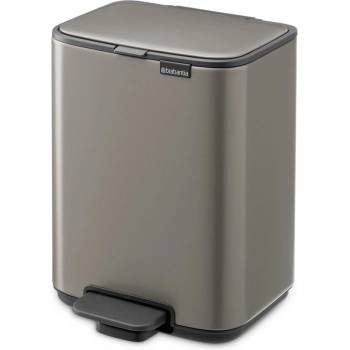Brabantia Сиво стоманено кошче за боклук с педал 4 l Bo - Brabantia (237881)