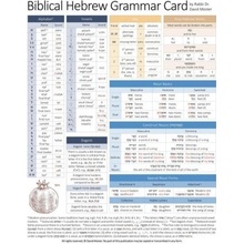 "Biblical Hebrew Grammar Card" - "" ("Moster David")(Paperback)