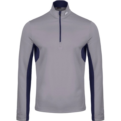Kjus Men Hydraulic Midlayer Half-Zip Pewter/Atlanta Blue