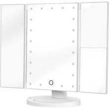Humanas kozmetické zrkadlo HS-ML04 s LED osvetlením biele
