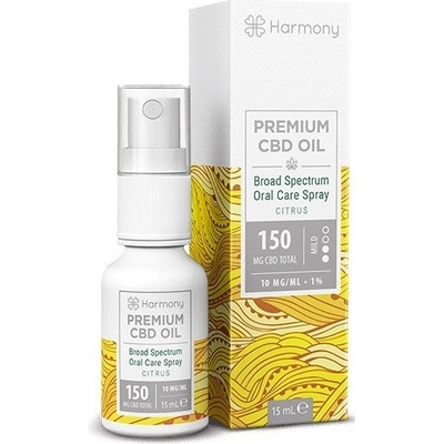 Harmony CBD olej ve spreji 150 mg Citrus 15 ml