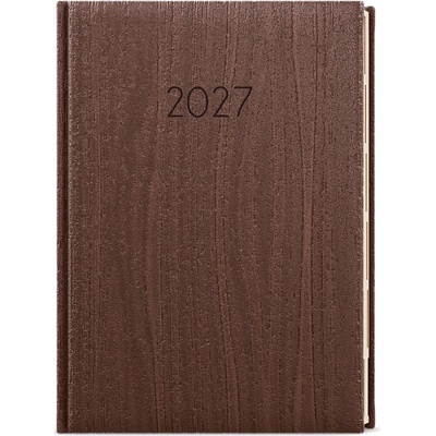 Ctirad A5 denní 2027 Wood hnědý