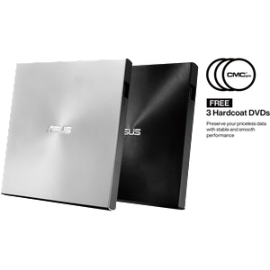 ASUS Външен DVD записващ устройство ASUS (ZenDrive) SDRW-08U7C-U, черно, USB-C, Ultra Slim SDRW-08U7C-U/BLK/G/AS (SDRW-08U7C-U/BLK/G/AS)
