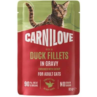 Carnilove Cat Pouch Gravy Duck & Catnip 85 g