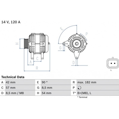 generátor BOSCH 0 986 049 810