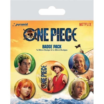 Pyramid International Sada placek One Piece Live Action The Straw Hats – Zboží Dáma