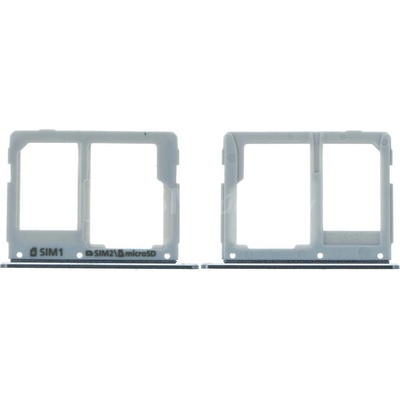 Samsung A310F, A510F Galaxy A3, A5 (2016) - Držiak SIM + MikroSD karty biely - GH98-38665C Farba: Čierna
