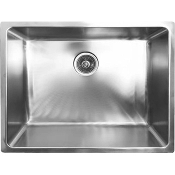 Inter Ceramic Кухненска мивка 5444T САТЕН, Inter Ceramic, неръждаема стомана, със сифон, 44x54см (5444T)