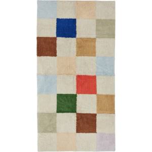 OYOY Mini Памучен детски килим 84x168 cm Chess - OYOY Mini (M107619)