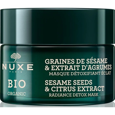 Nuxe Bio Organic Sesame Seeds & Citrus Extract детоксикираща маска за озаряване на лицето за жени 50 мл