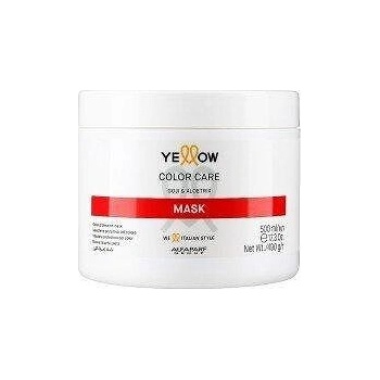 Yellow Professional Подхранваща маска за боядисана коса, за блясък и регенерация Yellow Color Care Mask